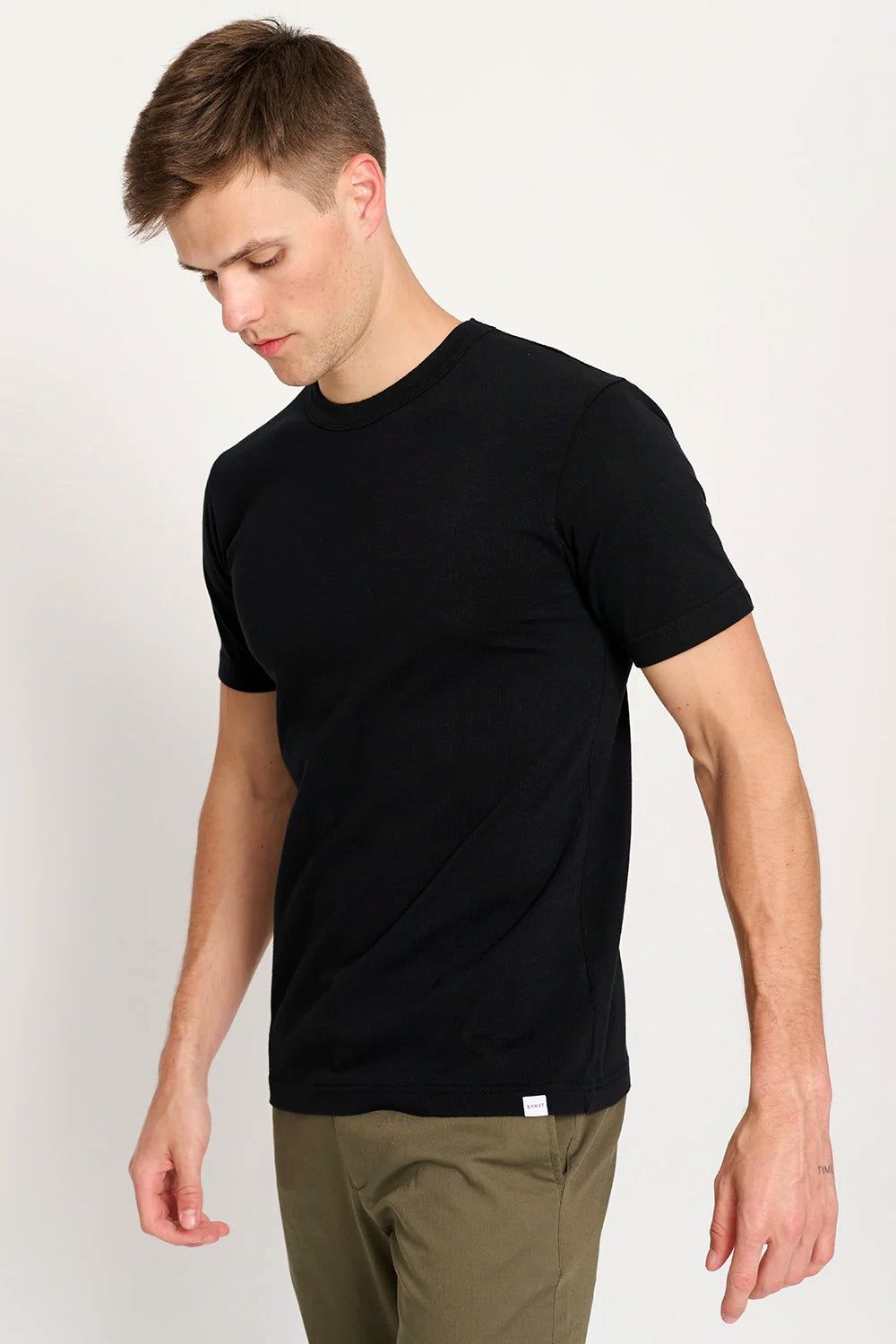 Black Heavyweight Organic Cotton T-Shirt | Silky Smooth & Sustainable | 250+ Grams