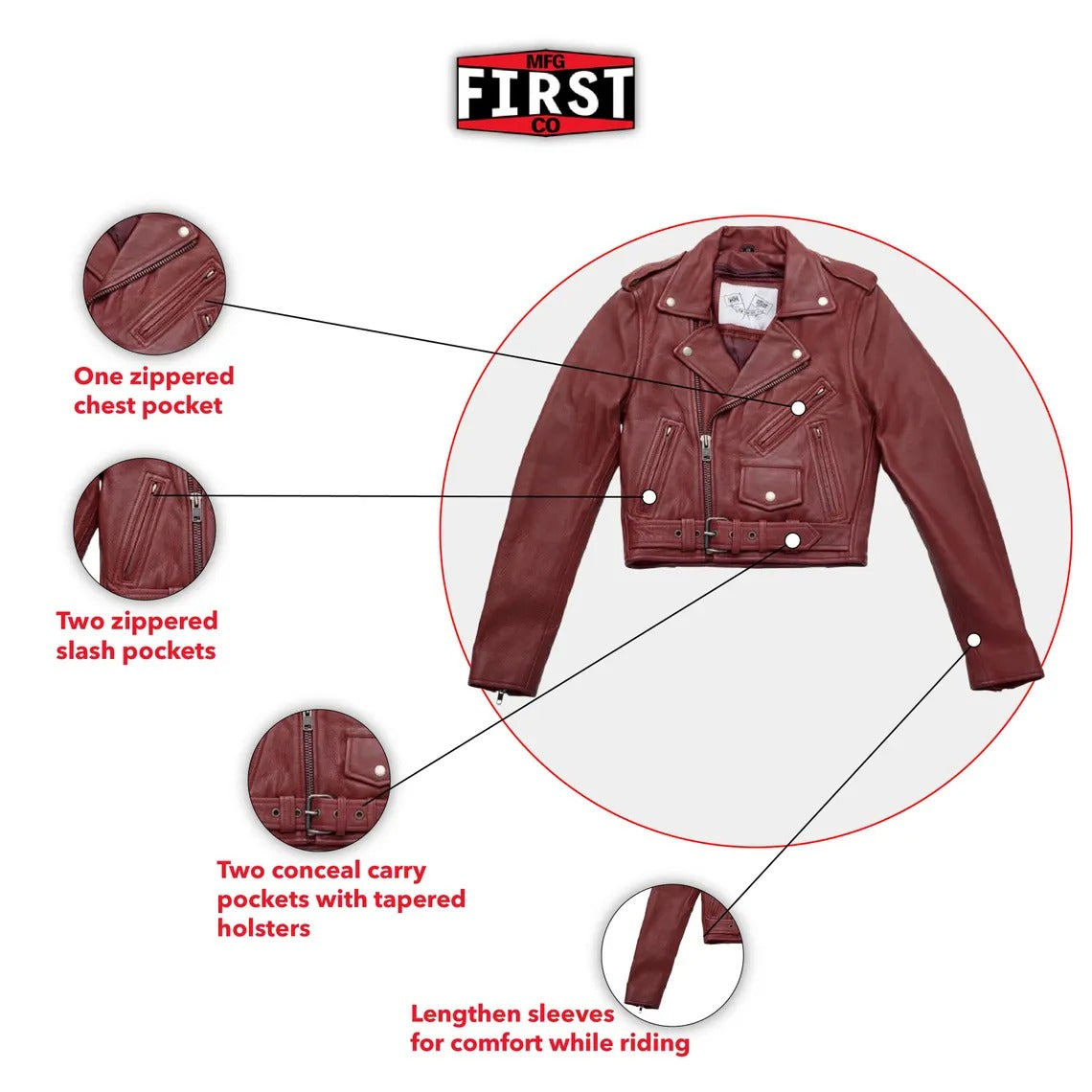 Katy Women's Real Sheepskin Leather Biker Jacket | Handmade Winter Motorcycle Jacket