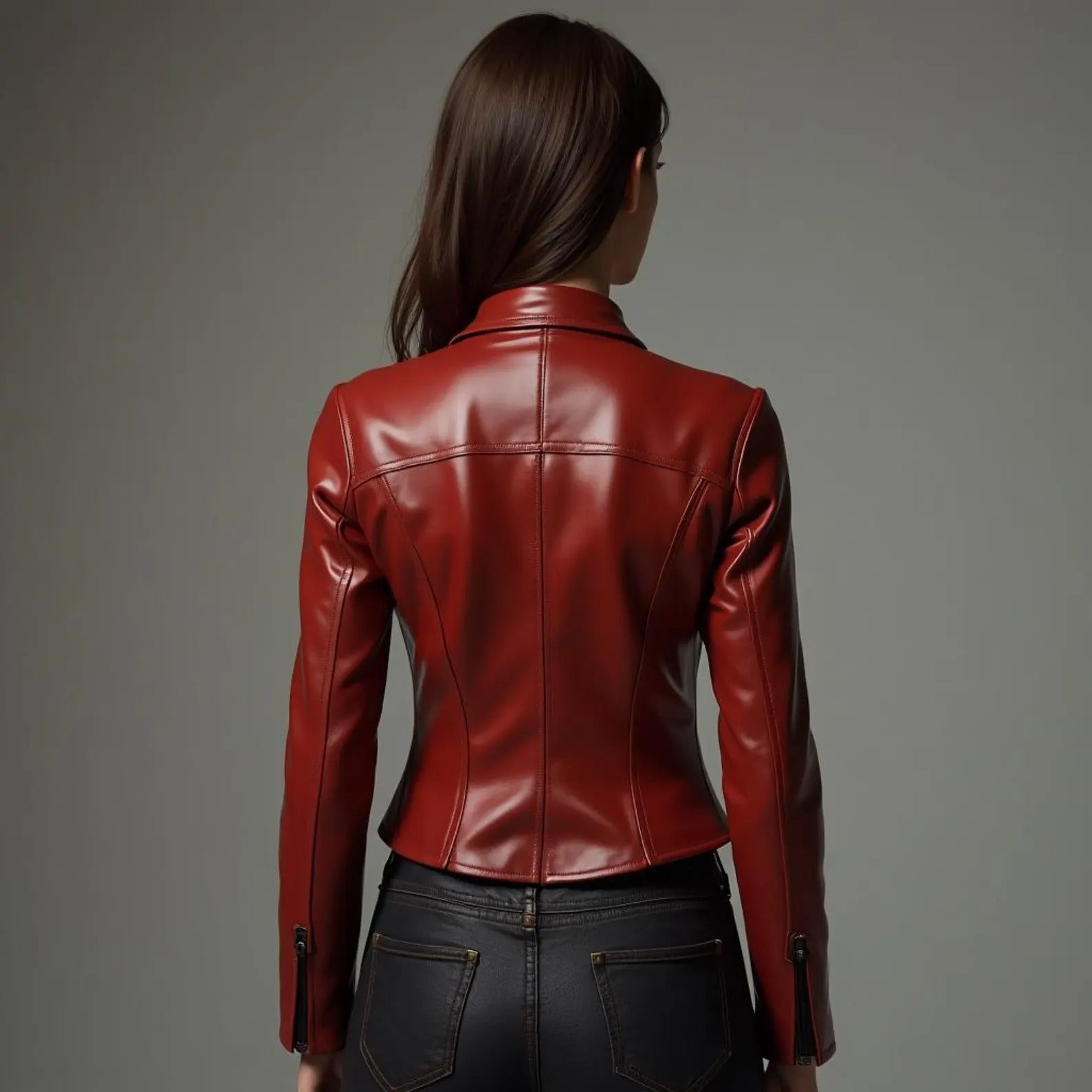 Women's Genuine Leather Jacket | Tailored Fit | Timeless Style